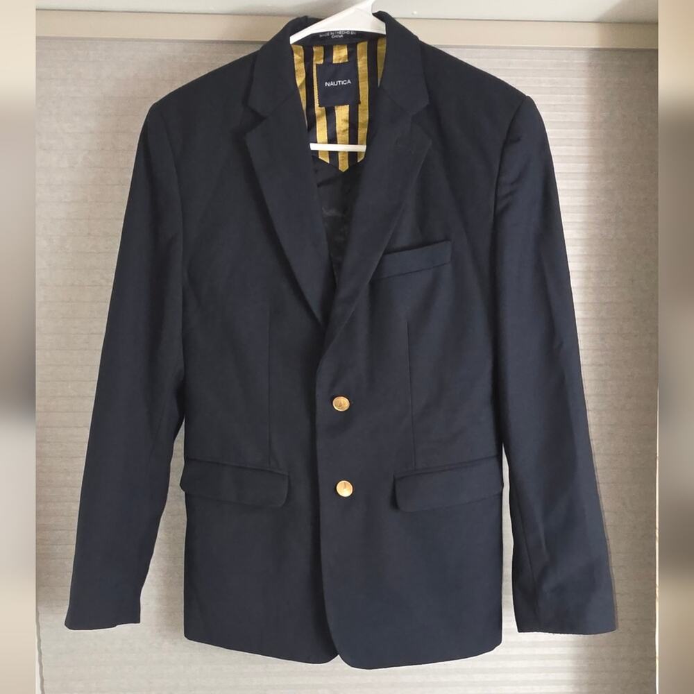 Nautica Blue Blazer with Gold Buttons SIZE 16 Regular